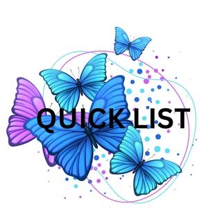 QUICK LIST ITEMS